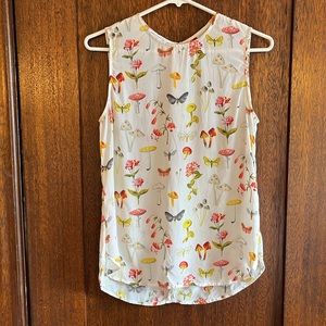 Equipment Lyle Mushroom Season Silk Shirt